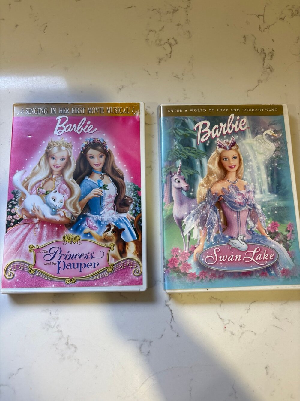 Barbie Princess and the Pauper and Barbie Swan Lake DVD